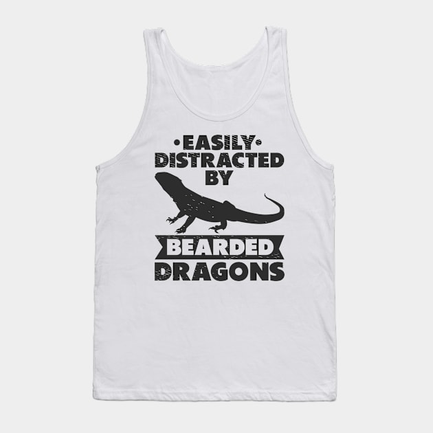 Bearded Dragon Lizard Reptile Gecko Chameleon Tank Top by Tom´s TeeStore